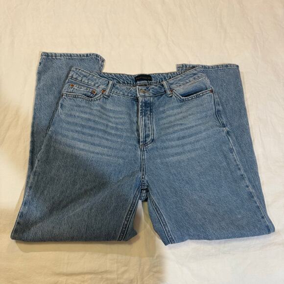 House of Harlow 1960 Button Fly Split Hem Straight Leg Jean 30 - Picture 13 of 15